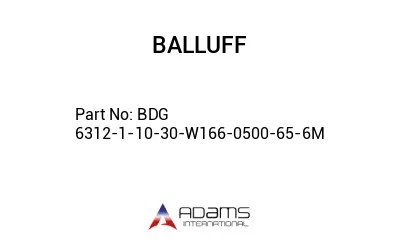BDG 6312-1-10-30-W166-0500-65-6M									
