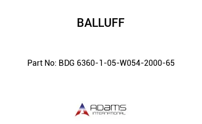 BDG 6360-1-05-W054-2000-65									