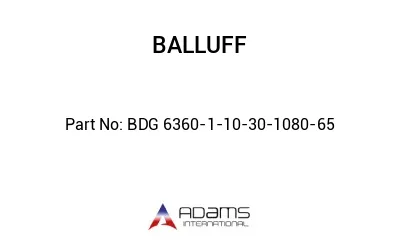 BDG 6360-1-10-30-1080-65									