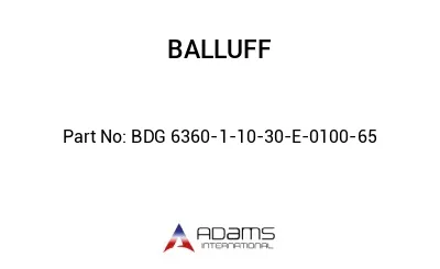 BDG 6360-1-10-30-E-0100-65									