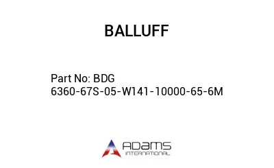 BDG 6360-67S-05-W141-10000-65-6M									