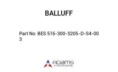 BES 516-300-S205-D-S4-00	3								