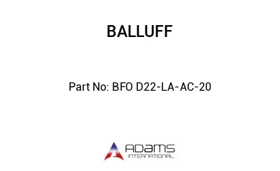 BFO D22-LA-AC-20									