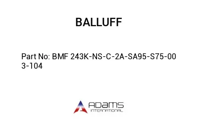 BMF 243K-NS-C-2A-SA95-S75-00	3-104								