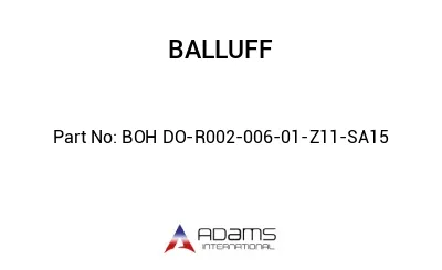 BOH DO-R002-006-01-Z11-SA15									