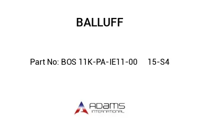 BOS 11K-PA-IE11-00	15-S4								
