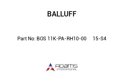 BOS 11K-PA-RH10-00	15-S4								